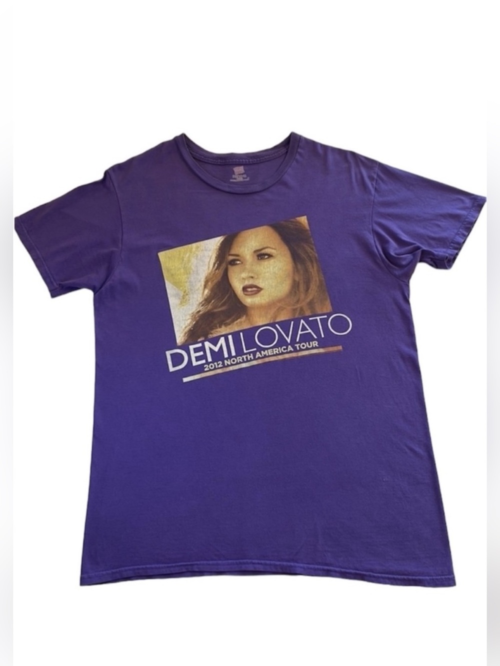 Demi Lovato 2012 Concert Shirt North American Tour Medium Purple